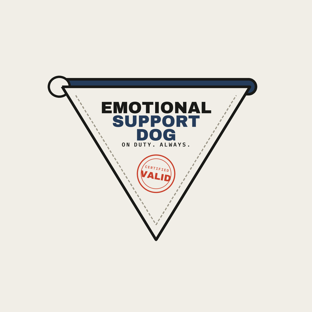 Emotional Support Dog — bandana